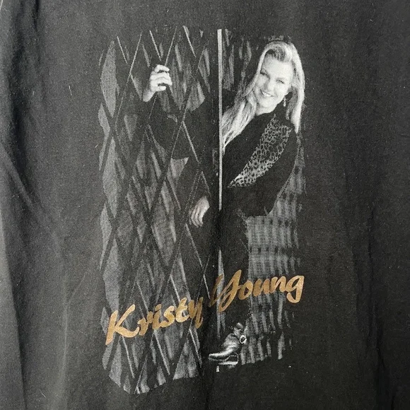 Fruit of the Loom Kristy Young Musician Get A Life Black Short Sleeve T Shirt L - Picture 3 of 6